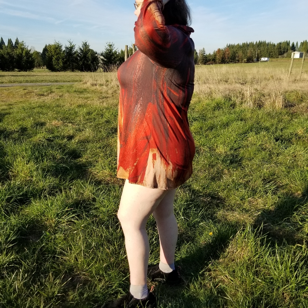 Azalea by Firmiana rust tunic dress - Picture 3 of 5